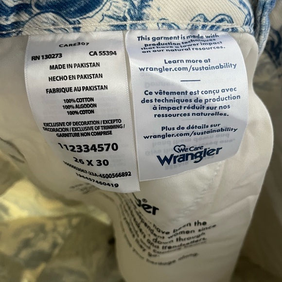 Women’s Nautical Print NWT Wanderer Flare Jeans - Picture 7 of 9